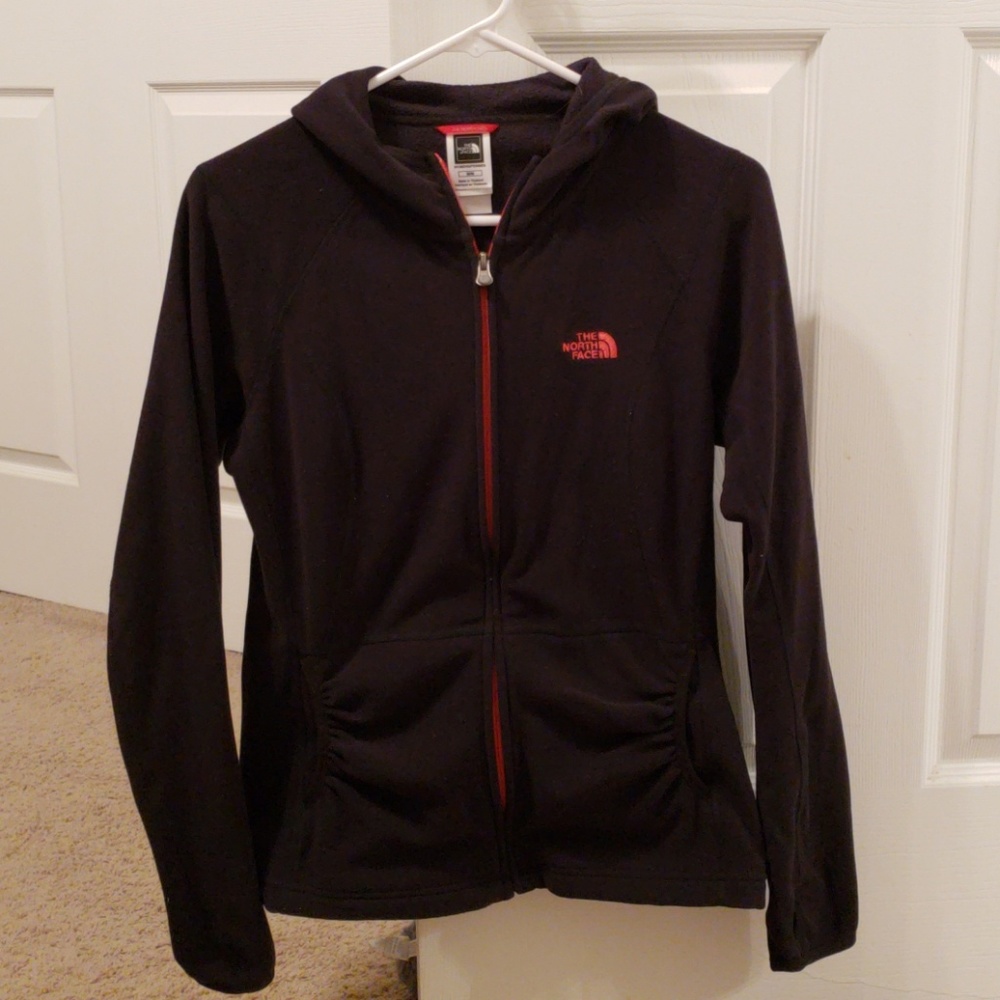Black North Face fleece Jacket Medium